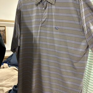 Men's Striped Polo Shirt